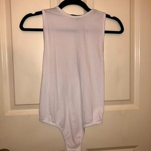 White Racerback Bodysuit